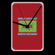 Grande pendule murale Bonus Offensif-Défensif Rouge