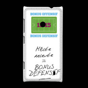 Coque Nokia Lumia 520 Mêlée relevée Bonus offensif-défensif Blanc