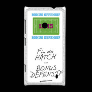 Coque Nokia Lumia 520 Fin de match Bonus offensif-défensif Blanc