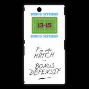 Coque Sony Xpéria Z Ultra Fin de match Bonus offensif-défensif Blanc
