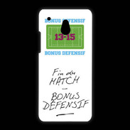 Coque HTC One Mini Fin de match Bonus offensif-défensif Blanc