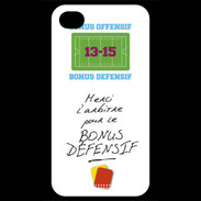 Coque iPhone 4 / iPhone 4S Merci l'arbitre Bonus offensif-défensif Blanc