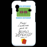 Coque Samsung ACE S5830 Merci l'arbitre Bonus offensif-défensif Blanc