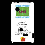 Coque Sony Xperia Typo Merci l'arbitre Bonus offensif-défensif Blanc