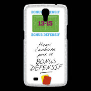 Coque Samsung Galaxy Mega Merci l'arbitre Bonus offensif-défensif Blanc