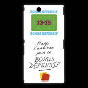 Coque Sony Xpéria Z Ultra Merci l'arbitre Bonus offensif-défensif Blanc