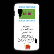 Coque LG L5 2 Merci l'arbitre Bonus offensif-défensif Blanc