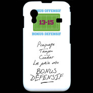 Coque Samsung ACE S5830 Plaquage Bonus offensif-défensif Blanc