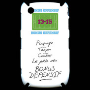 Coque Blackberry 8520 Plaquage Bonus offensif-défensif Blanc