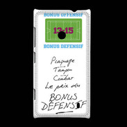 Coque Nokia Lumia 520 Plaquage Bonus offensif-défensif Blanc