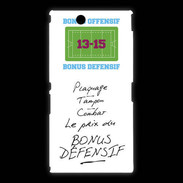 Coque Sony Xpéria Z Ultra Plaquage Bonus offensif-défensif Blanc