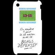 Coque iPhone 3G / 3GS 1 point bonus offensif-défensif Blanc