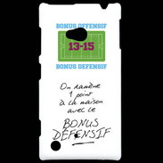 Coque Nokia Lumia 720 1 point bonus offensif-défensif Blanc