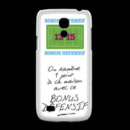Coque Samsung Galaxy S4mini 1 point bonus offensif-défensif Blanc