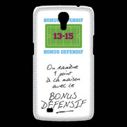 Coque Samsung Galaxy Mega 1 point bonus offensif-défensif Blanc