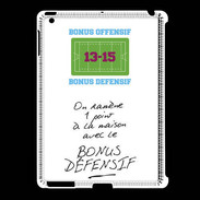 Coque iPad 2/3 1 point bonus offensif-défensif Blanc