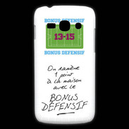 Coque Samsung Galaxy Ace3 1 point bonus offensif-défensif Blanc