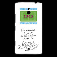 Coque Nokia Lumia 1320 1 point bonus offensif-défensif Blanc