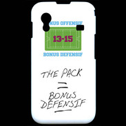 Coque Samsung ACE S5830 The pack Bonus offensif-défensif Blanc