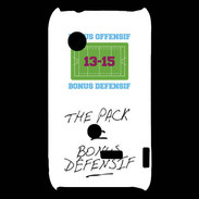Coque Sony Xperia Typo The pack Bonus offensif-défensif Blanc