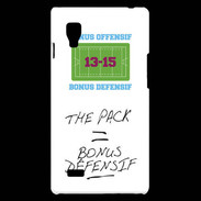 Coque LG Optimus L9 The pack Bonus offensif-défensif Blanc