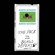 Coque Nokia Lumia 520 The pack Bonus offensif-défensif Blanc