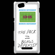 Coque Sony Xperia M The pack Bonus offensif-défensif Blanc