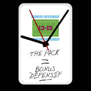 Grande pendule murale The pack Bonus offensif-défensif Blanc