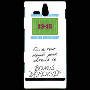 Coque Sony Xperia U Obtenir le Bonus offensif-défensif Blanc