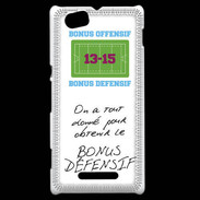 Coque Sony Xperia M Obtenir le Bonus offensif-défensif Blanc
