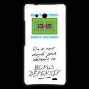 Coque Huawei Ascend Mate Obtenir le Bonus offensif-défensif Blanc