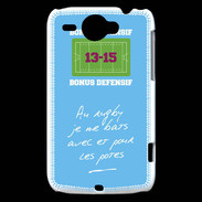 Coque HTC Wildfire G8 Les potes Bonus offensif-défensif Bleu