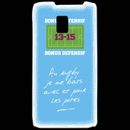 Coque LG P990 Les potes Bonus offensif-défensif Bleu