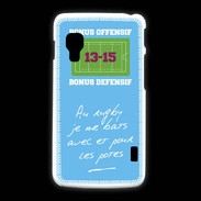 Coque LG L5 2 Les potes Bonus offensif-défensif Bleu