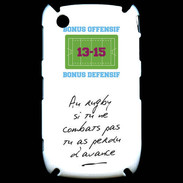 Coque Blackberry 8520 Le combat Bonus offensif-défensif Blanc