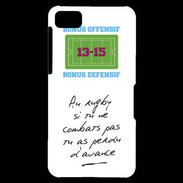 Coque Blackberry Z10 Le combat Bonus offensif-défensif Blanc