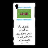 Coque Sony Xpéria Z1 Le combat Bonus offensif-défensif Blanc