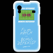 Coque Samsung ACE S5830 Fin de match Bonus offensif-défensif Bleu