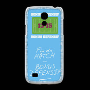 Coque Samsung Galaxy S4mini Fin de match Bonus offensif-défensif Bleu