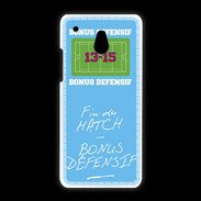 Coque HTC One Mini Fin de match Bonus offensif-défensif Bleu