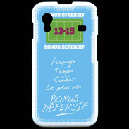 Coque Samsung ACE S5830 Plaquage Bonus offensif-défensif Bleu