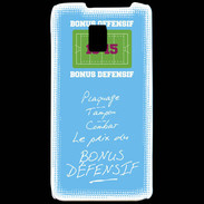 Coque LG P990 Plaquage Bonus offensif-défensif Bleu