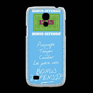 Coque Samsung Galaxy S4mini Plaquage Bonus offensif-défensif Bleu