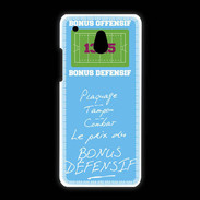 Coque HTC One Mini Plaquage Bonus offensif-défensif Bleu