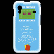Coque Samsung ACE S5830 Merci l'arbitre Bonus offensif-défensif Bleu