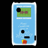 Coque Sony Xperia Typo Merci l'arbitre Bonus offensif-défensif Bleu