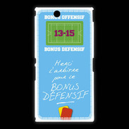 Coque Sony Xpéria Z Ultra Merci l'arbitre Bonus offensif-défensif Bleu