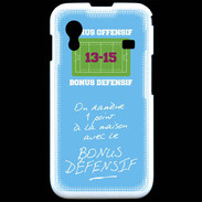 Coque Samsung ACE S5830 1 point bonus offensif-défensif Bleu