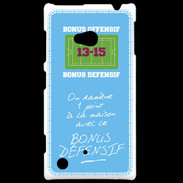 Coque Nokia Lumia 720 1 point bonus offensif-défensif Bleu