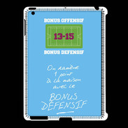 Coque iPad 2/3 1 point bonus offensif-défensif Bleu